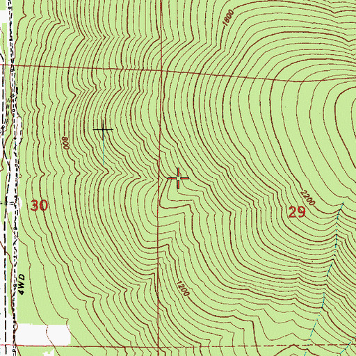 Topographic Map of Upper Samish River Division, WA