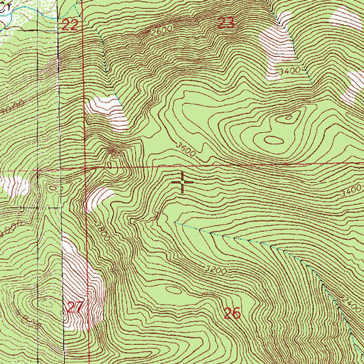 Topographic Map of Sultan Division, WA