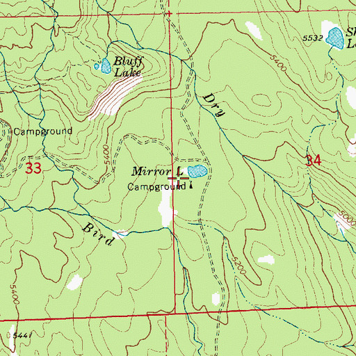 Topographic Map of Southwest Yakima Division (historical), WA