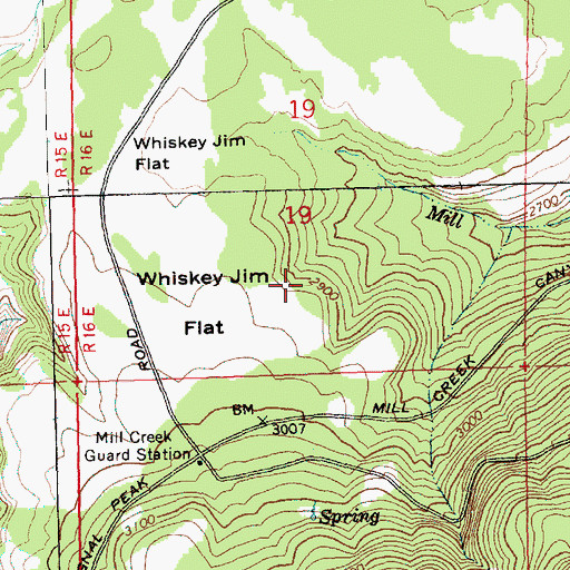 Topographic Map of South Yakima Division, WA