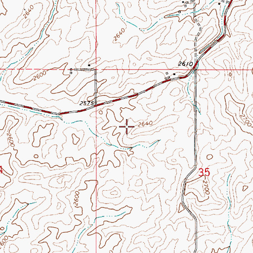 Topographic Map of Tekoa Division, WA