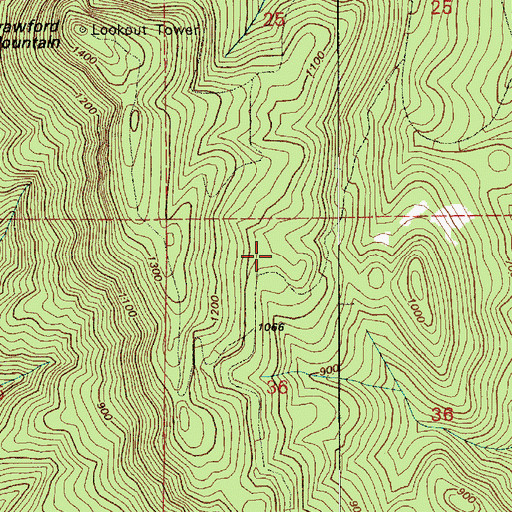 Topographic Map of Thurston South Division, WA