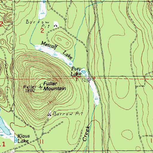 Topographic Map of Upper Snoqualmie Valley Division (historical), WA