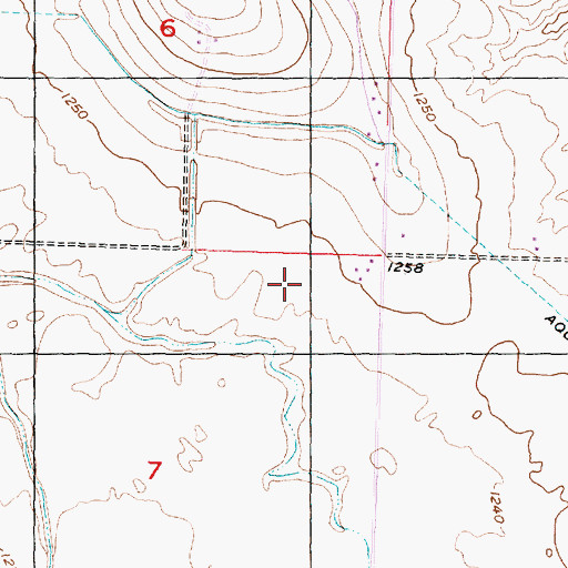 Topographic Map of Warden Division, WA