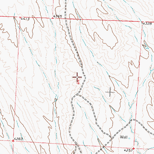 Topographic Map of South Big Horn Division, WY