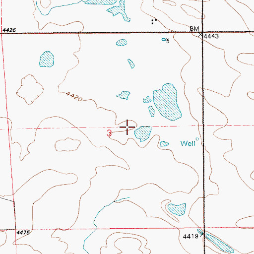 Topographic Map of Goshen Hole Division, WY