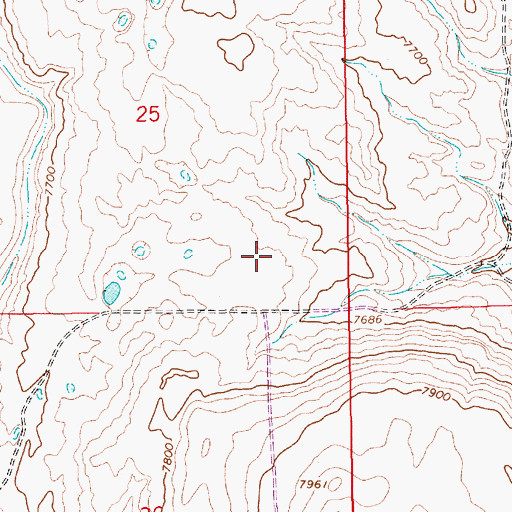 Topographic Map of Pinedale Division, WY
