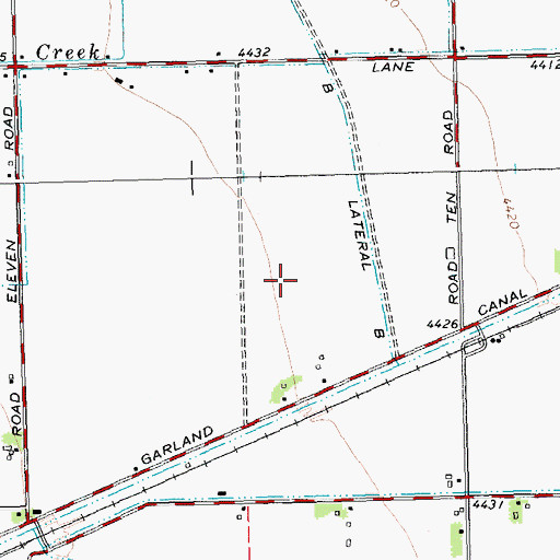 Topographic Map of Powell Division, WY