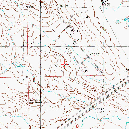 Topographic Map of Sundance Division, WY