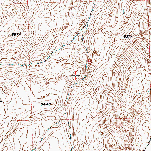 Topographic Map of Wind River Reservation Division, WY