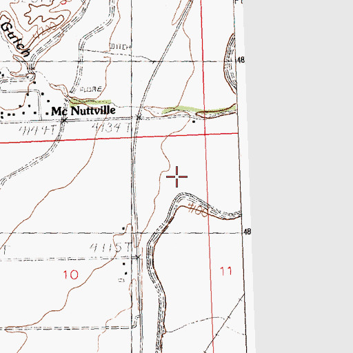 Topographic Map of Worland Division, WY