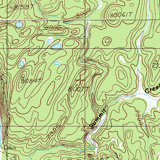 Topographic Map of Yellowstone National Park Division, WY