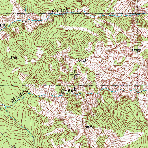 Topographic Map of Sketter Park, CO