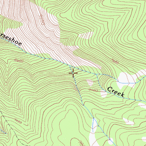 Topographic Map of Kings Canyon National Park Post Office (historical), CA