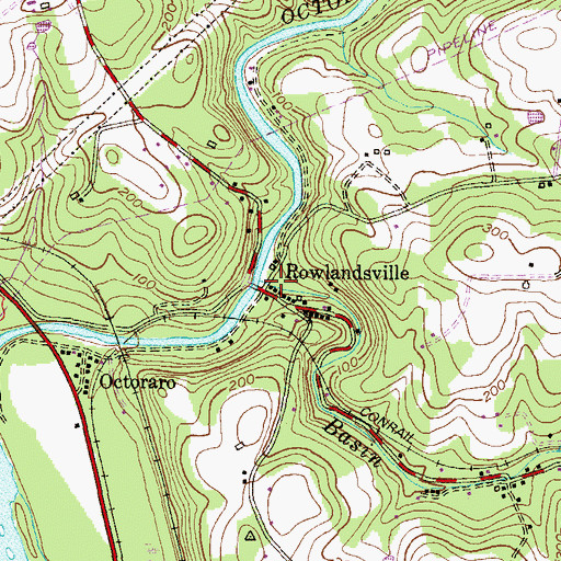 Topographic Map of Sleepy Hollow, MD