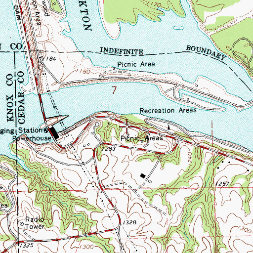 Topographic Map of Calumet Bluff, NE