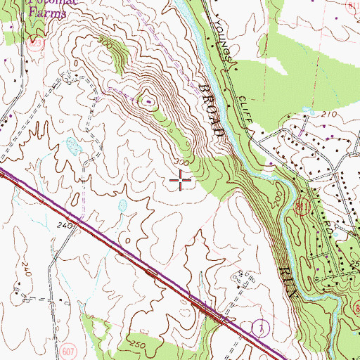 Topographic Map of George Washington University Virginia Science and Technology Campus, VA