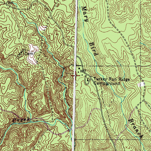 Topographic Map of Little Run Loop, VA