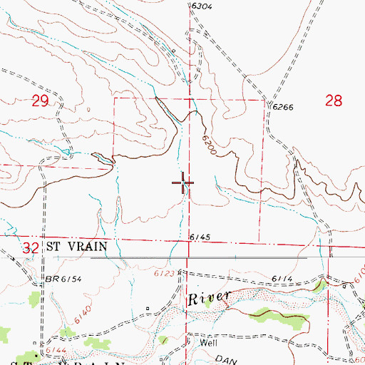 Topographic Map of Pole Canyon, CO