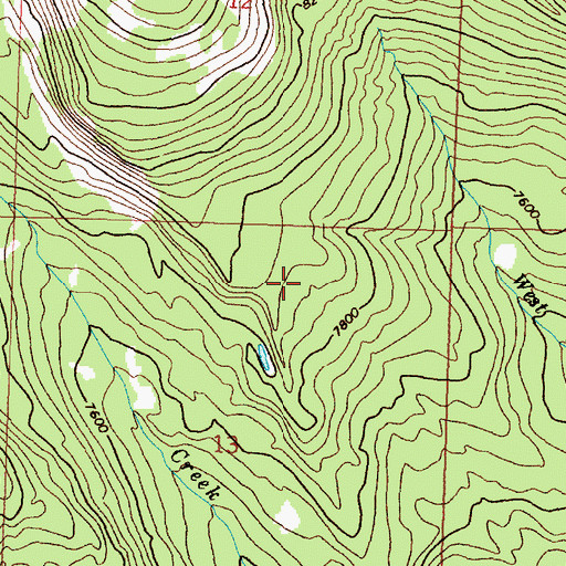 Topographic Map of Anaconda Division, MT