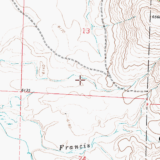 Topographic Map of Big Hole Basin Division, MT