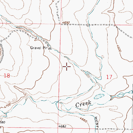 Topographic Map of Deer Lodge Division, MT