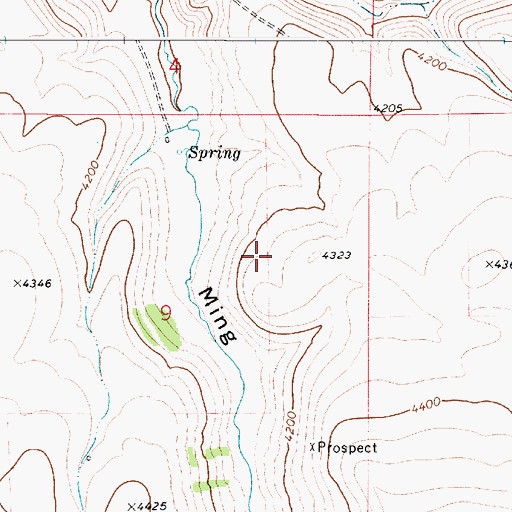 Topographic Map of Eden-Stockett Division, MT