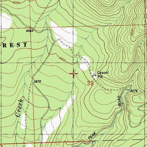 Topographic Map of Frenchtown-Wye Division, MT