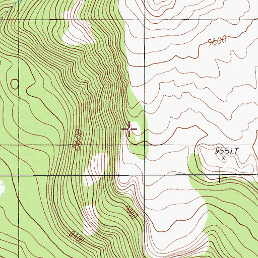Topographic Map of Gardiner-Cooke City Division, MT