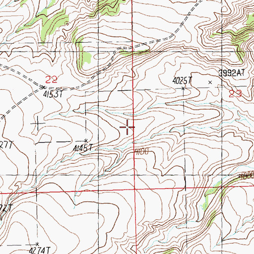 Topographic Map of Grass Range Division, MT