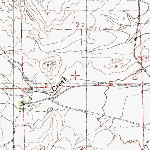 Topographic Map of Hanover Division, MT