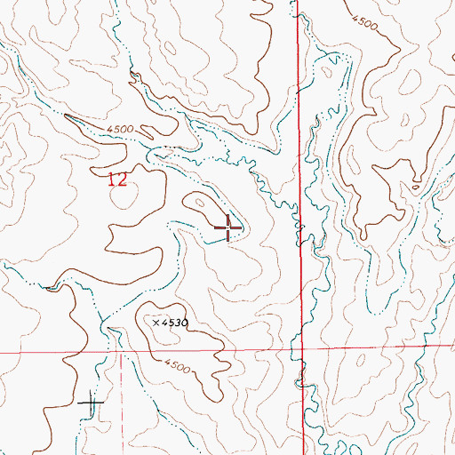 Topographic Map of Harlowton Division, MT