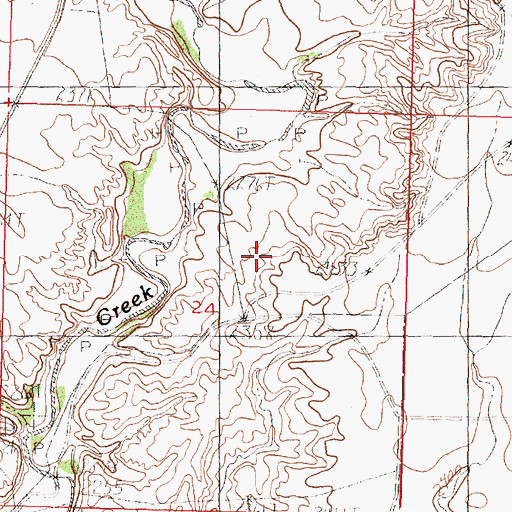 Topographic Map of Hinsdale Division, MT