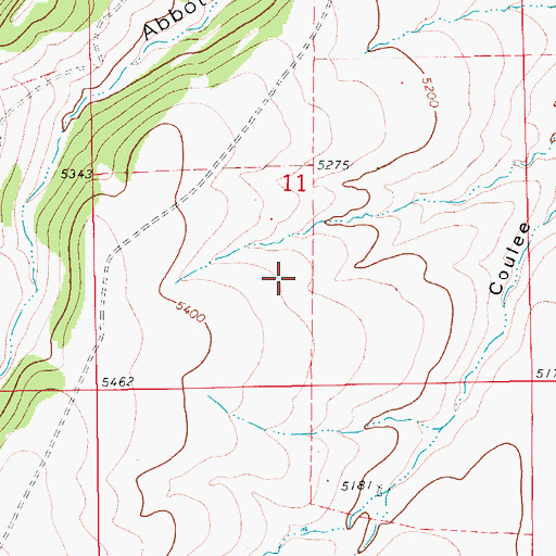 Topographic Map of Hobson Division, MT
