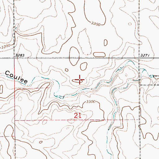 Topographic Map of Joplin Division, MT