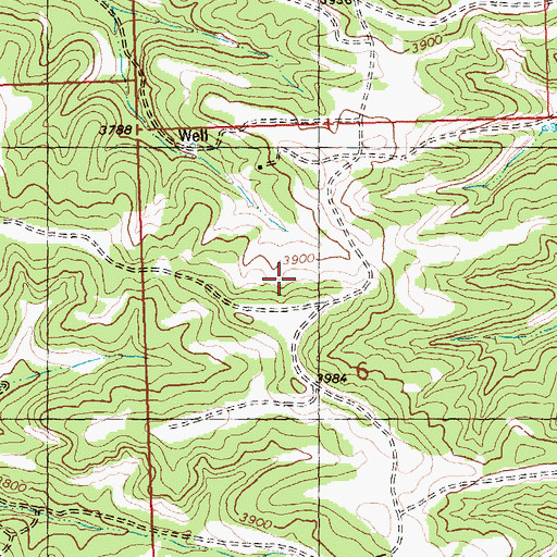 Topographic Map of Klein Division, MT