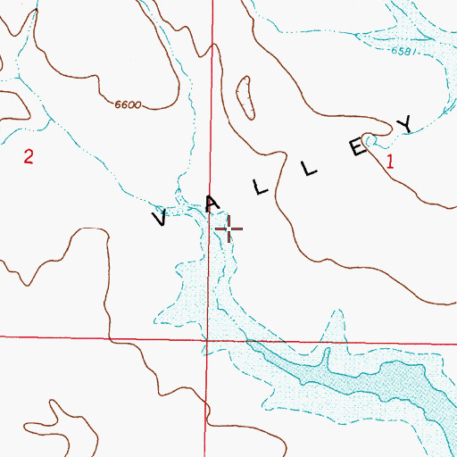 Topographic Map of Lima-Centennial Valley Division, MT