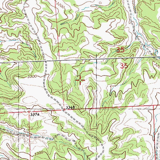 Topographic Map of Melstone Division, MT