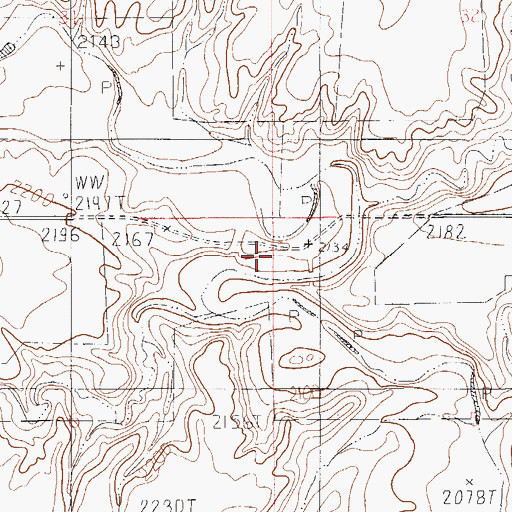Topographic Map of Plentywood Division, MT