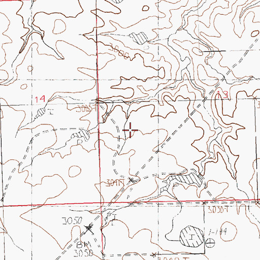 Topographic Map of Roy Division, MT