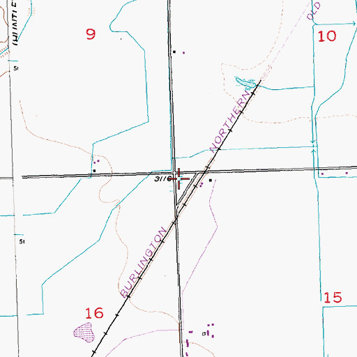 Topographic Map of Shepherd Division, MT