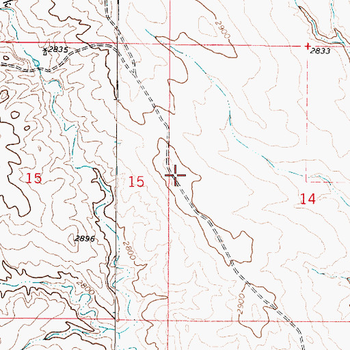 Topographic Map of Terry North Division, MT