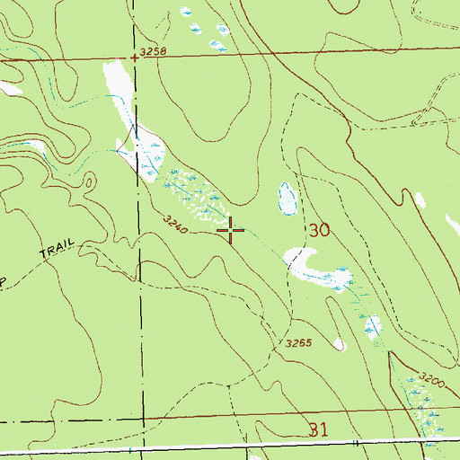 Topographic Map of Whitefish Division, MT