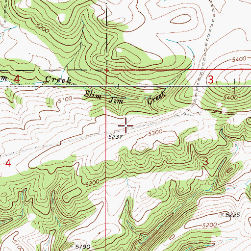 Topographic Map of White Sulphur Springs Division, MT