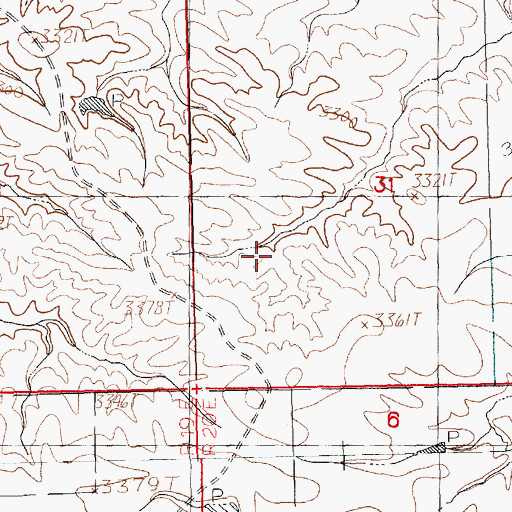 Topographic Map of Winifred Division, MT