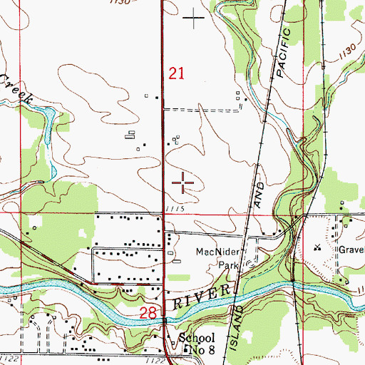 Topographic Map of VanHorn Antique Truck Museum, IA