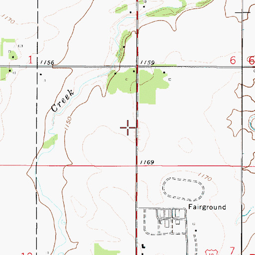 Topographic Map of Pediatric and Adolescent Clinic, IA