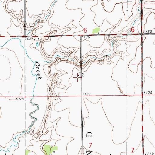 Topographic Map of North Iowa Area Community College, IA