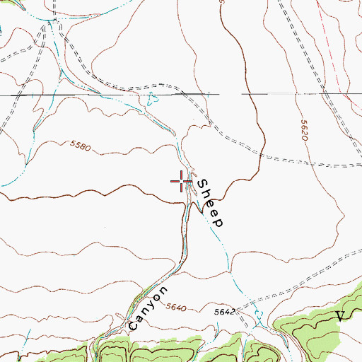 Topographic Map of East Turkey Canyon, CO