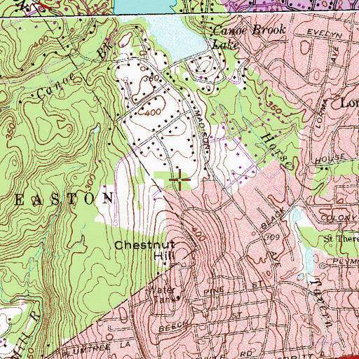 Topographic Map of Aldo Park, CT